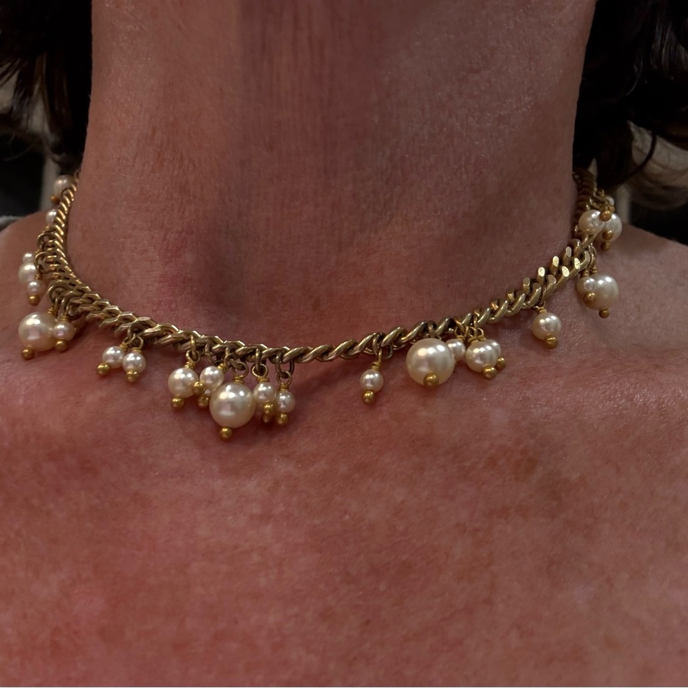 Chan Luu Gold and Pearl Necklace